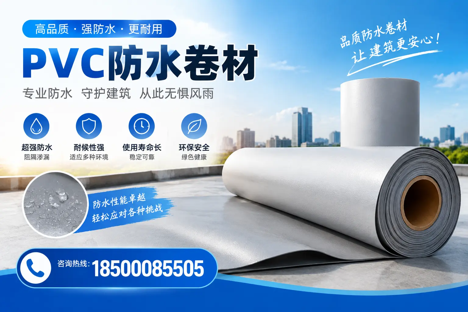 如何选择高质量的PVC防水卷材?铜陵消费者必看指南